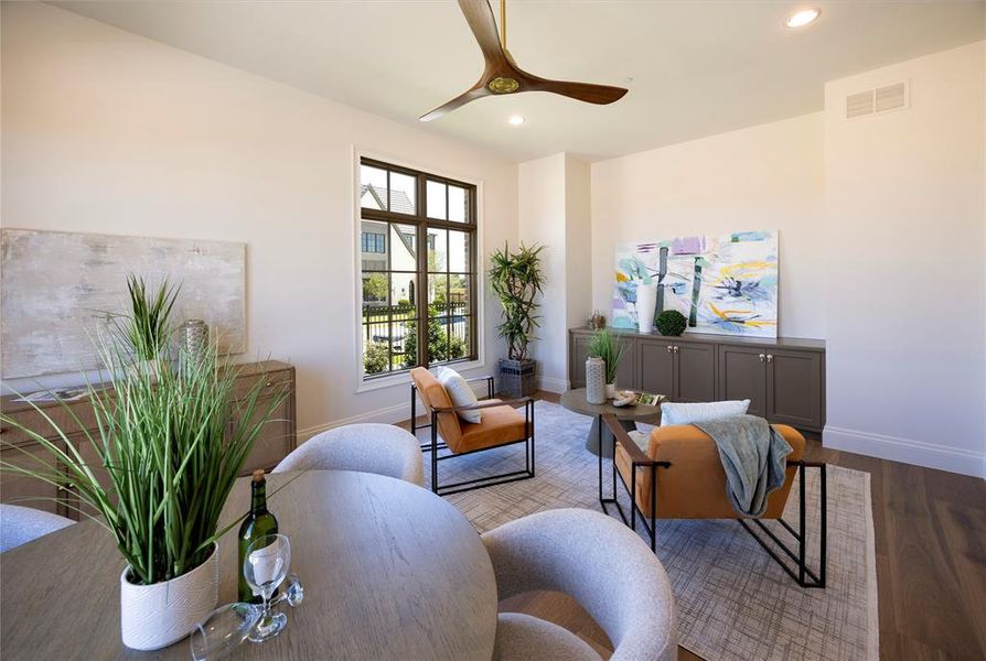 Furnished interior view inside a new home in , Southlake (Image 12).