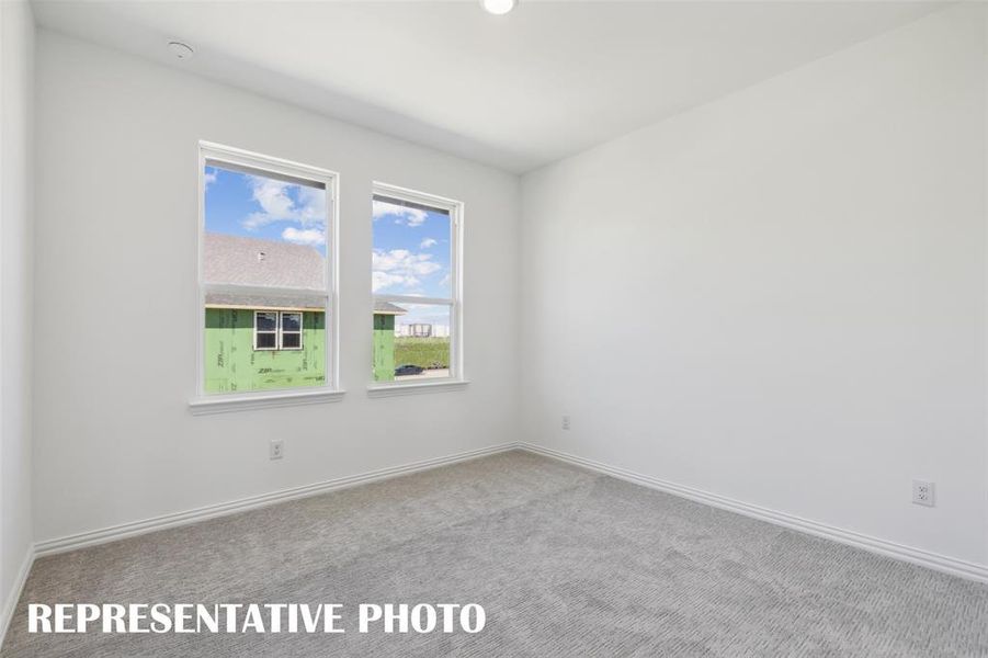 You'll find nicely sized secondary bedrooms in our Helaina plan. REPRESENTATIVE PHOTO You'll find nicely sized secondary bedrooms in our Helaina plan. REPRESENTATIVE PHOTO