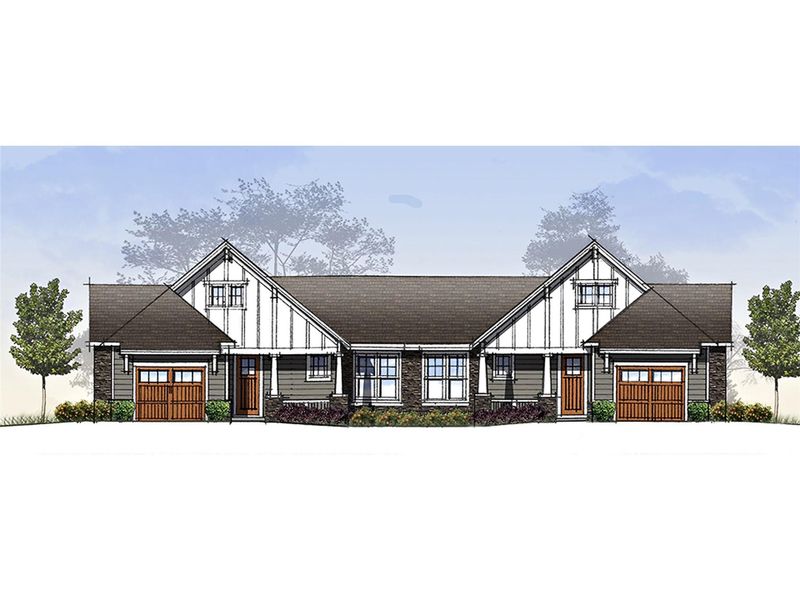 Exterior rendering of this home design in , Laurel Park, NC (Image 1).