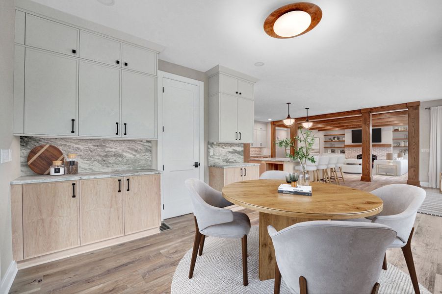 Representative furnished interior of a home built from the The Lexington by Forbes Capretto Homes in Birdsong Estates, Orchard Park (Image 12).