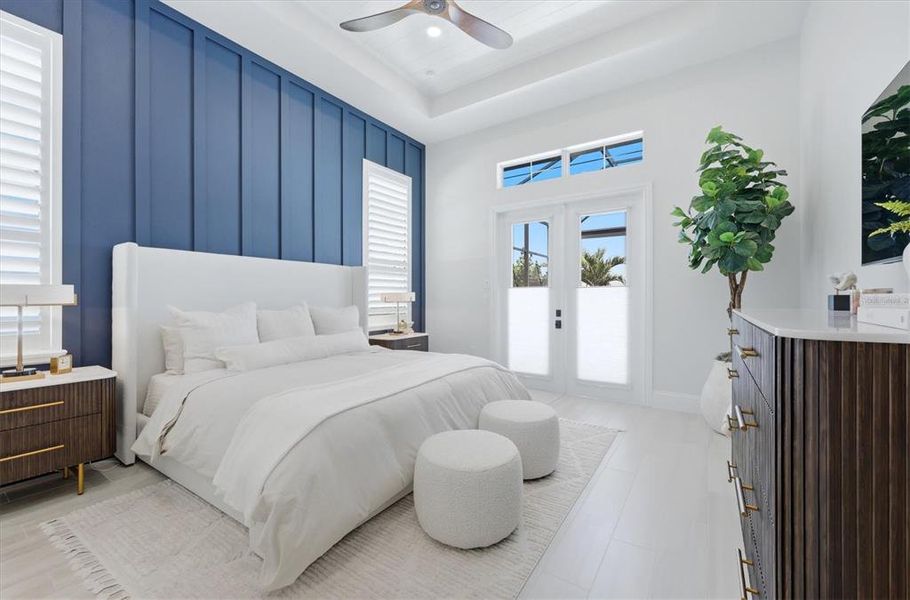 Furnished interior view inside a new home in , Sarasota (Image 31).