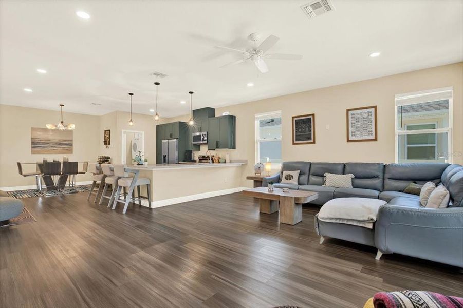 Furnished interior view inside a new home in , Tampa (Image 17).
