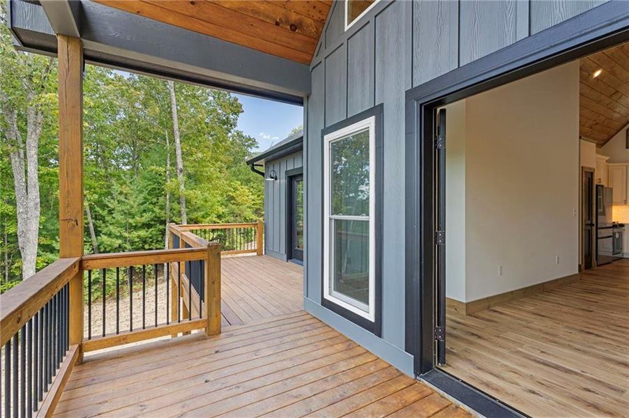 Front exterior of a new home in , Ellijay, GA, highlighting curb appeal (Image 17).
