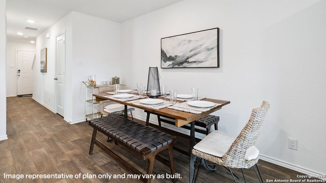 Furnished interior view inside a new home in Blue Ridge Ranch, San Antonio (Image 9). Furnished interior view inside a new home in Blue Ridge Ranch, San Antonio (Image 9).