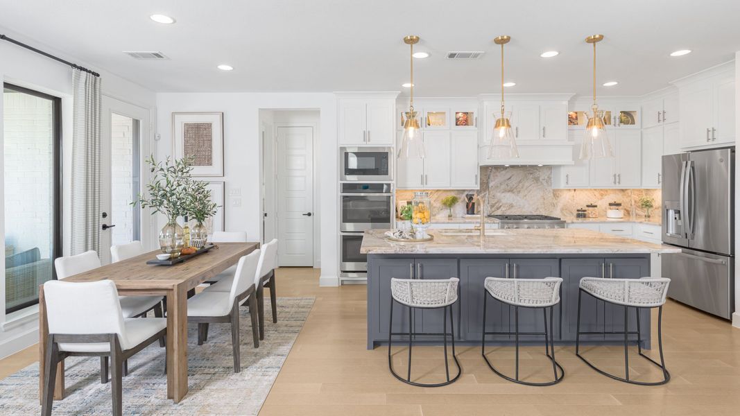 Representative furnished interior of a home built from the 3791W by Perry Homes in Valencia, Manvel (Image 8).