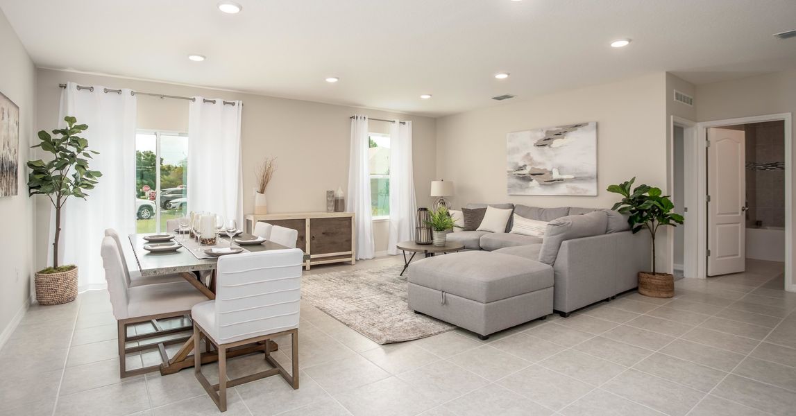 Representative furnished interior of a home built from the Willow by Maronda Homes in Coastal Communities, Edgewater (Image 7).