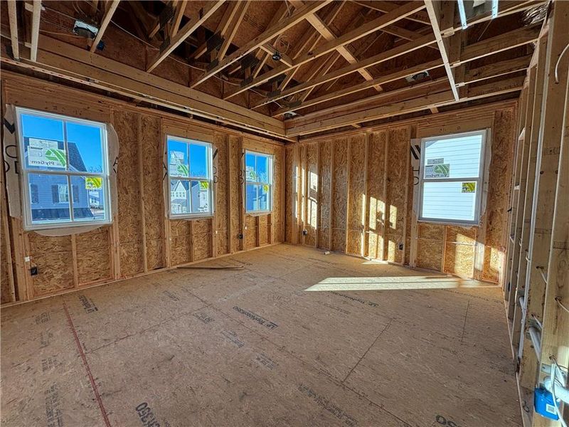 In-progress construction of a new home in East Harbor II at Chestatee, Dawsonville, GA (Image 23).