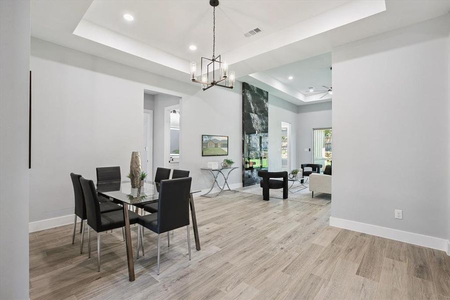 Furnished interior view inside a new home in , Arlington (Image 29).