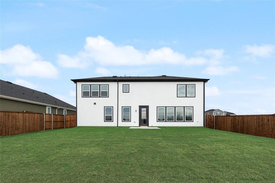 Exterior details and patio area of a home in Creekside of Crowley, Crowley (Image 4). Exterior details and patio area of a home in Creekside of Crowley, Crowley (Image 4).