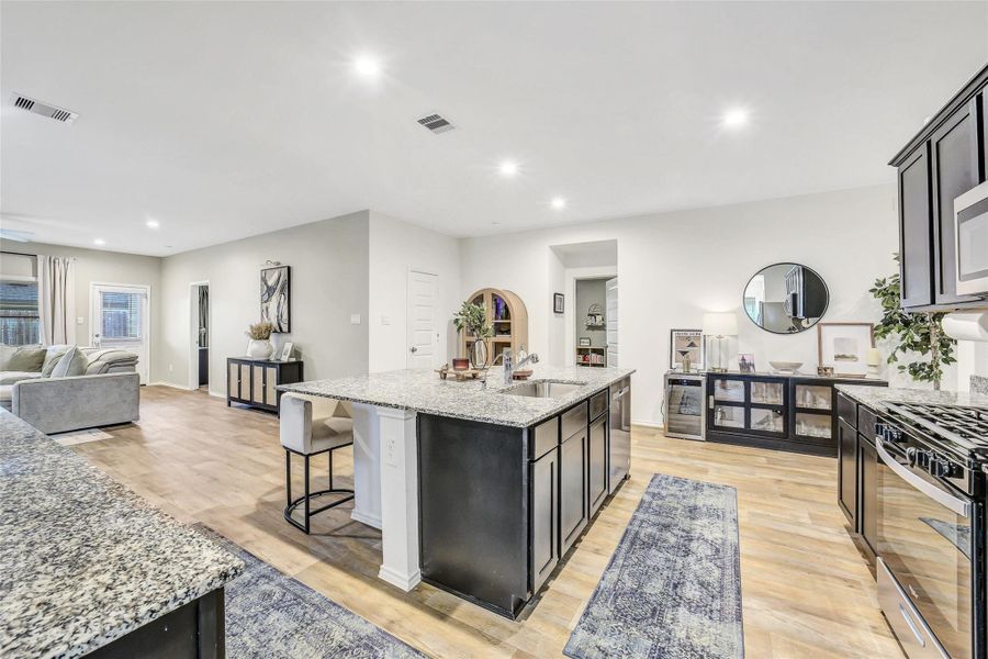 Furnished interior view inside a new home in , Richmond (Image 8).