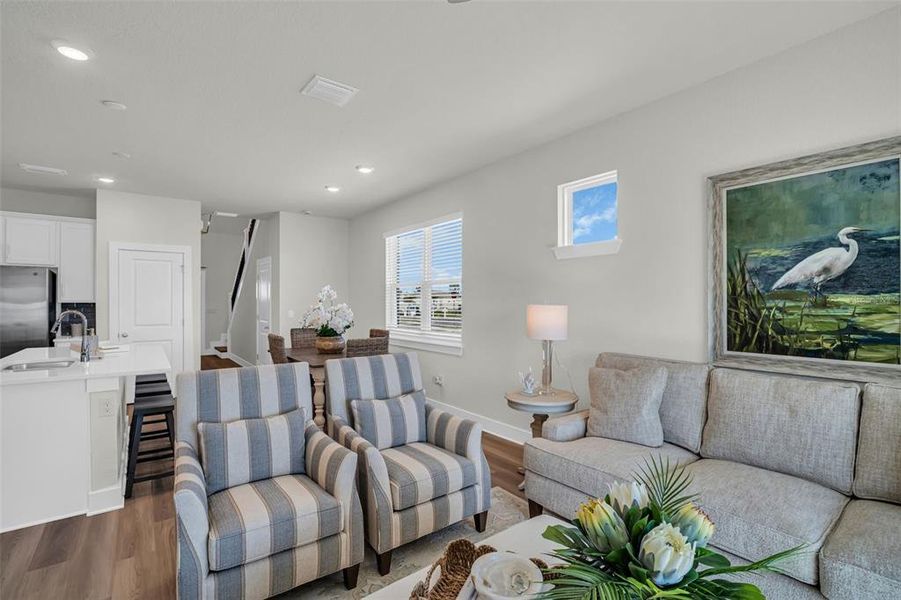 Furnished interior view inside a new home in , Hudson (Image 19).
