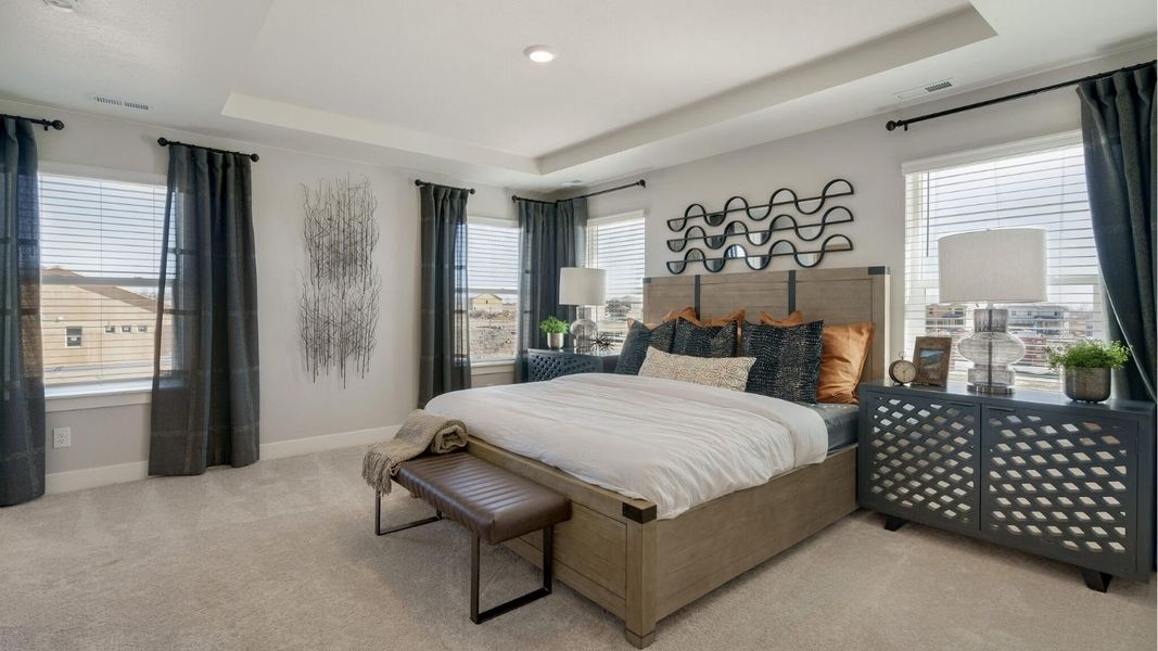 Furnished interior view inside a new home in Vantage, Berthoud (Image 21).