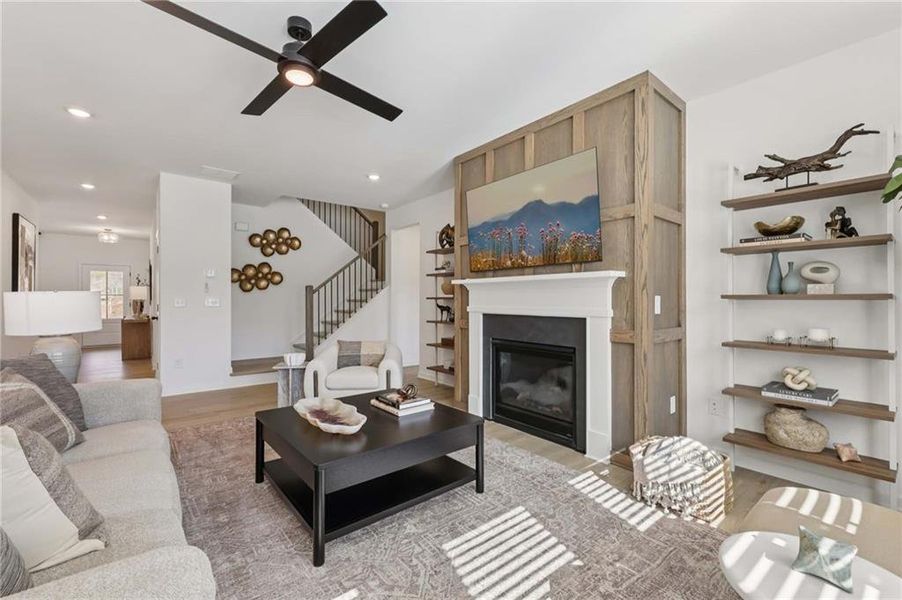 Furnished interior view inside a new home in Arbors at Richland Creek, Buford (Image 6).