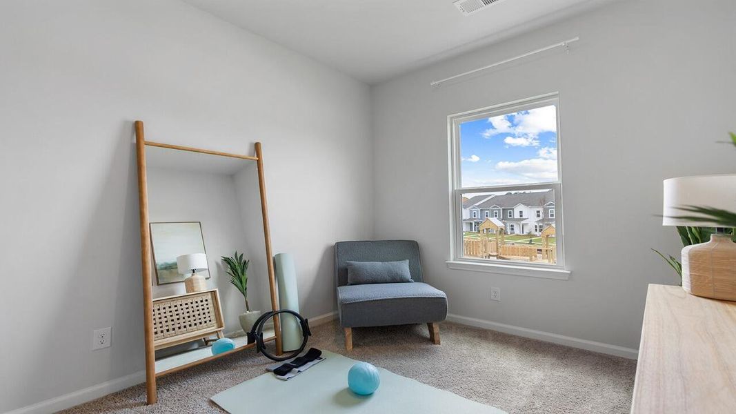 Furnished interior view inside a new home in The Crossing at St. James, Summerville (Image 9).