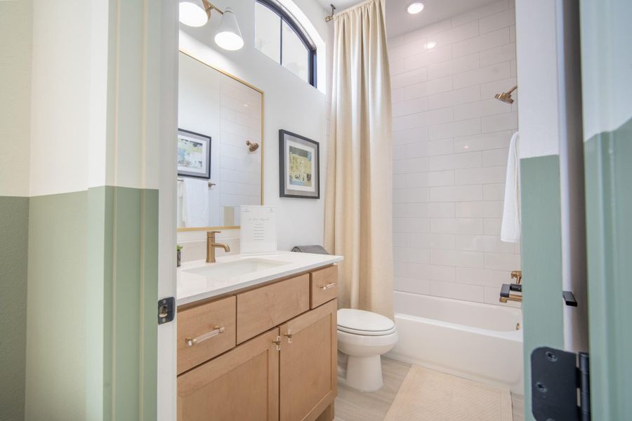 Furnished interior view inside a new home in Spring Valley Creek, Houston (Image 26).