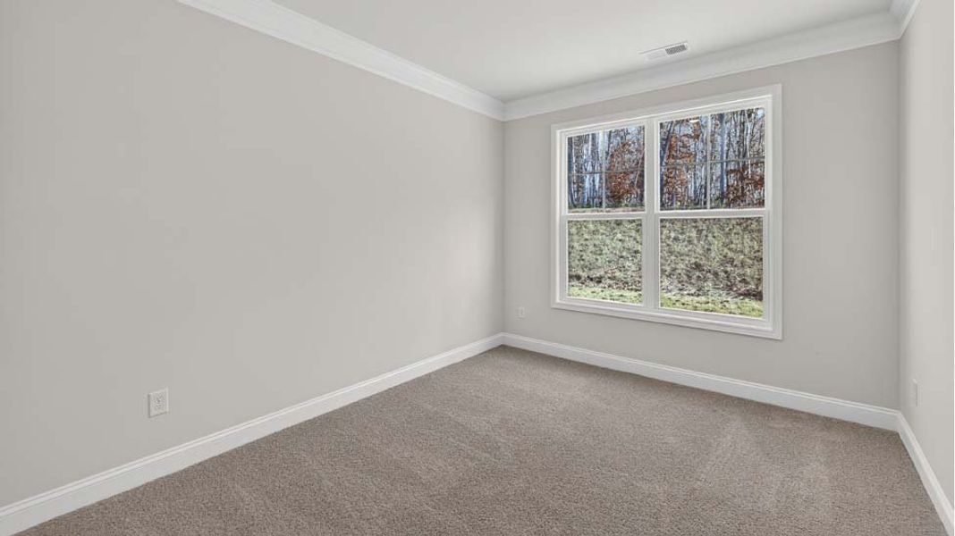 Spacious, unfurnished interior of a new home in Sanctuary at Southgate, Indian Trail (Image 19). Spacious, unfurnished interior of a new home in Sanctuary at Southgate, Indian Trail (Image 19).