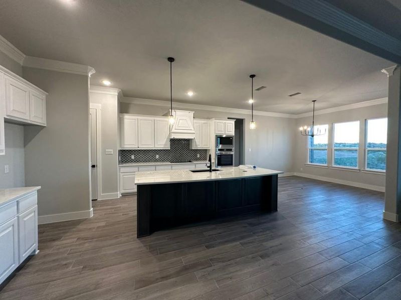 Furnished interior view inside a new home in Eagle Ridge Estates, Weatherford (Image 5). Furnished interior view inside a new home in Eagle Ridge Estates, Weatherford (Image 5).