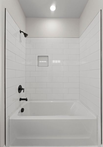 Representative furnished interior of a home built from the Lily by Red Cedar Homes in Cedars at First Street, Huntersville (Image 17).