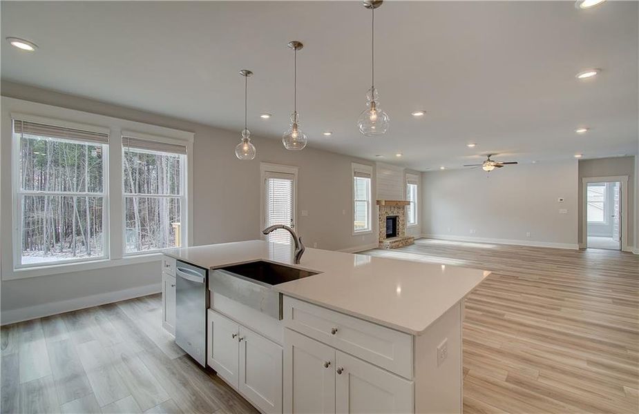 Furnished interior view inside a new home in Saddleridge, Senoia (Image 9).