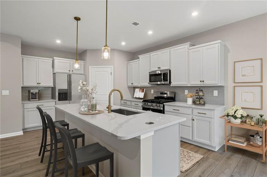 Furnished interior view inside a new home in Laurel Farms, Dallas (Image 10). Furnished interior view inside a new home in Laurel Farms, Dallas (Image 10).