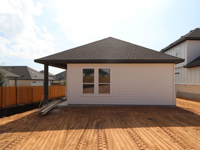 Exterior details and patio area of a home in Heritage, Dripping Springs (Image 2). Exterior details and patio area of a home in Heritage, Dripping Springs (Image 2).