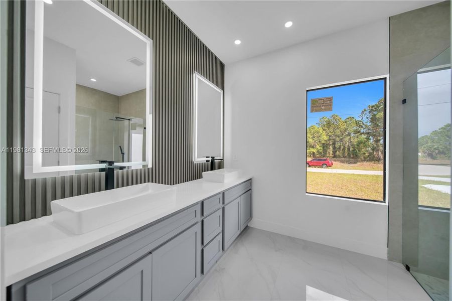 Furnished interior view inside a new home in , Lehigh Acres (Image 12).