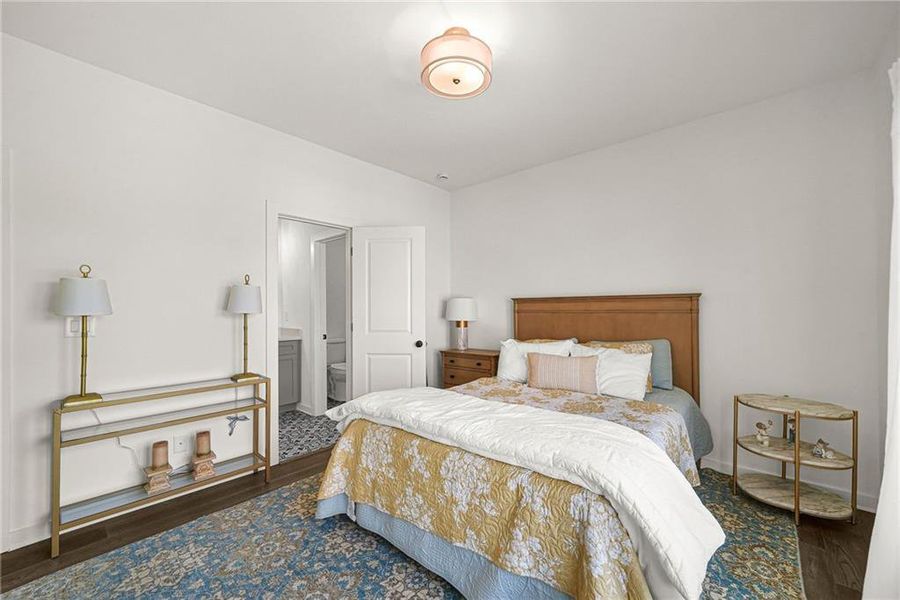 Furnished interior view inside a new home in , Milton (Image 38).