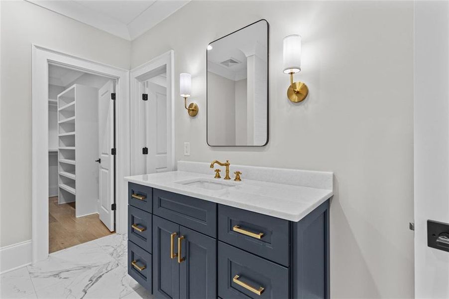 Furnished interior view inside a new home in , Dacula (Image 59).