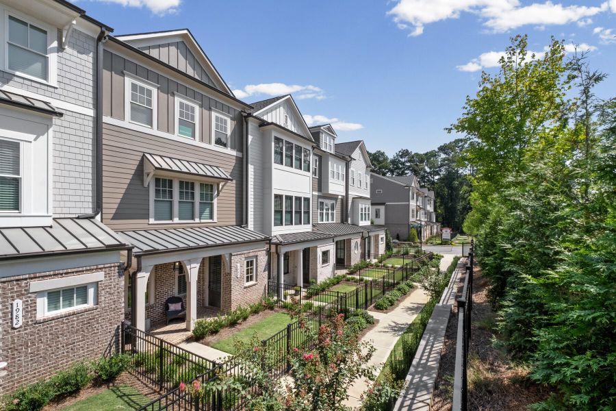 Representative exterior photo of a completed home built from the The Kensington by JW Collection in Devin's Shire, Kennesaw, GA (Image 24).