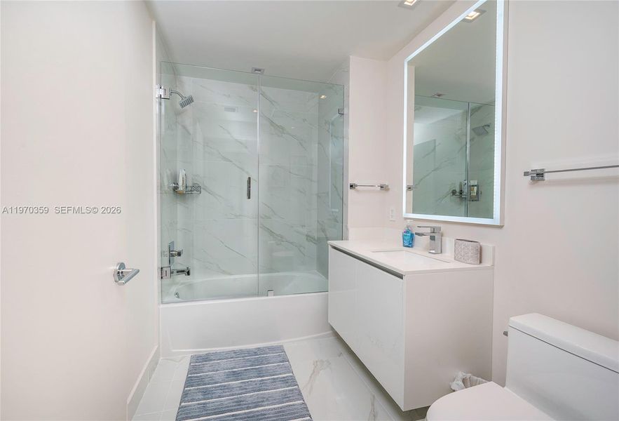 Furnished interior view inside a new home in , Miami (Image 9).