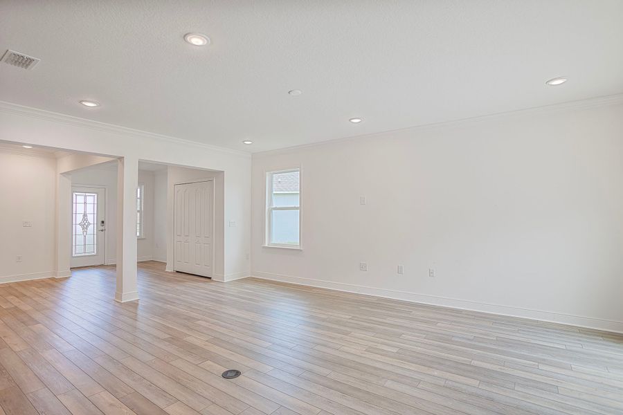Representative unfurnished interior of a home built from the Ashton by Maronda Homes in Malabar Springs, Palm Bay (Image 63).