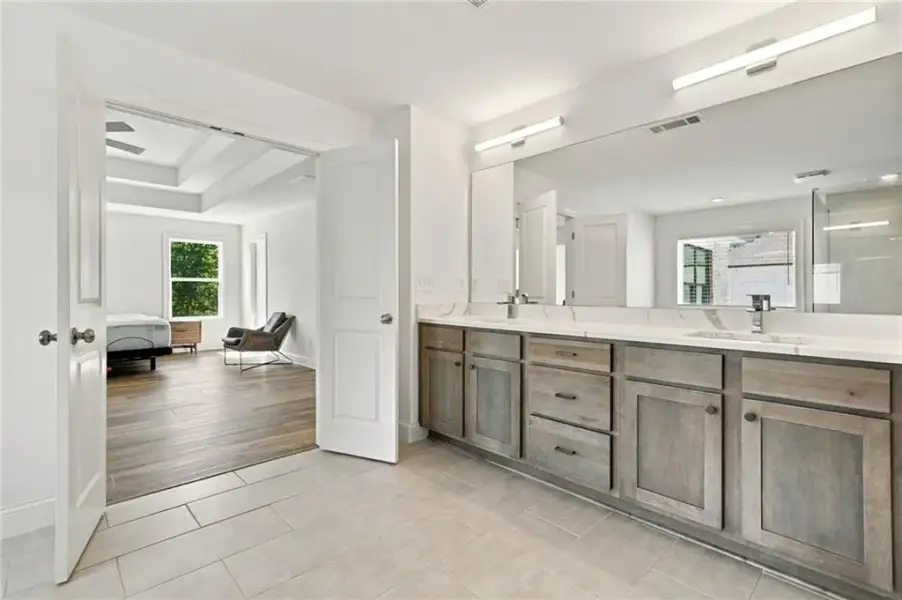 Furnished interior view inside a new home in , Conyers (Image 11).