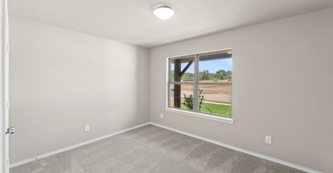 Representative exterior photo of a completed home built from the Lincoln by Impression Homes in Keeneland, Aubrey, TX (Image 19). Representative exterior photo of a completed home built from the Lincoln by Impression Homes in Keeneland, Aubrey, TX (Image 19).