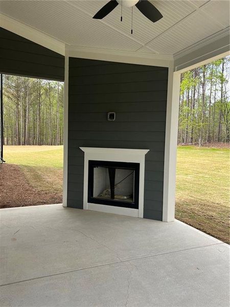 Exterior details and patio area of a home in , Loganville (Image 25).
