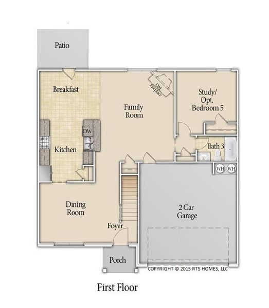 First Floor Rendering