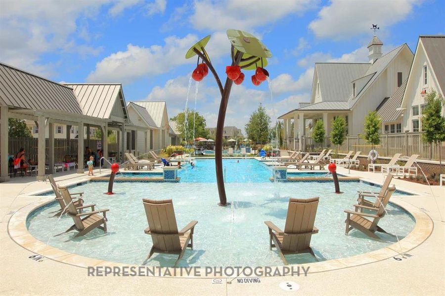 Community amenities in Pecan Square: 50ft. lots, Northlake (Image 16).