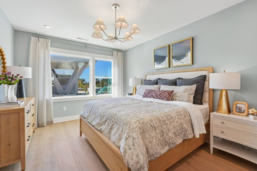 Representative furnished interior of a home built from the Sampson by Tri Pointe Homes in The Townes at NoVi, Pittsboro (Image 15).