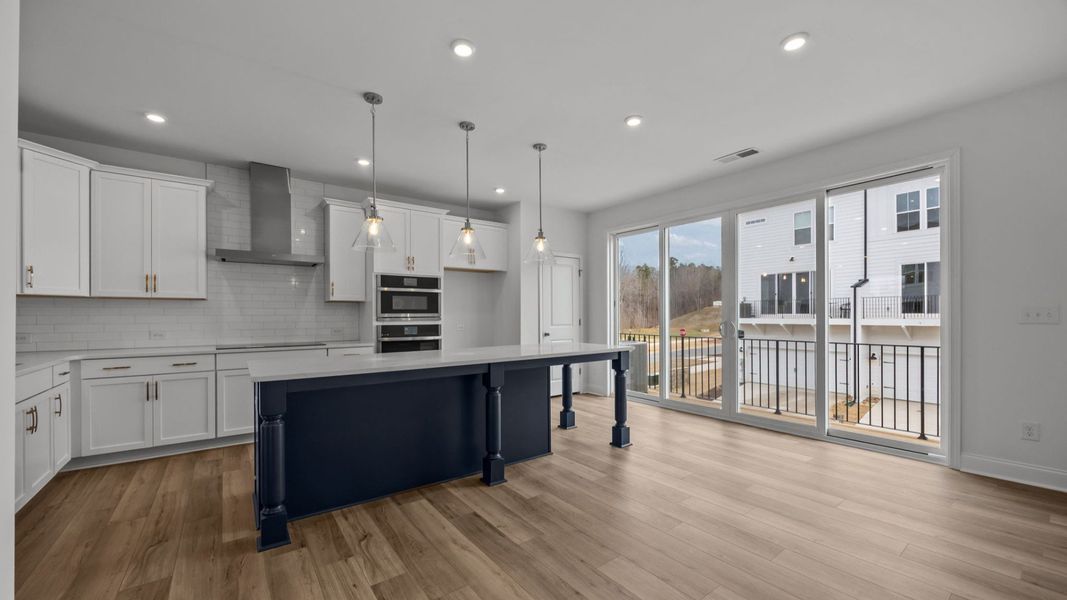 Landon Plan in River District by DRB Homes in Charlotte NC.