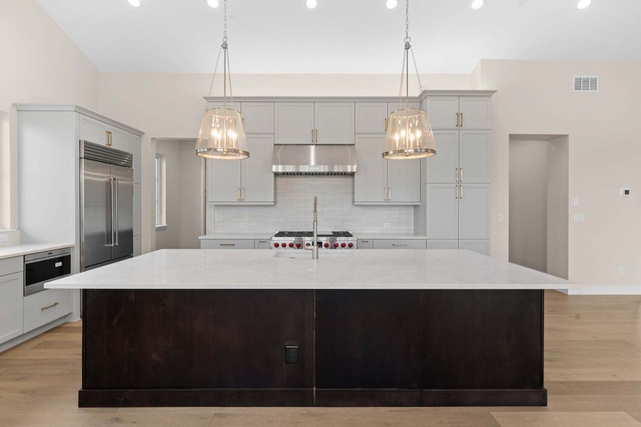 Residence 2 | Kitchen Island | V3 layout | The Summit at Castle Pines by Trumark Homes