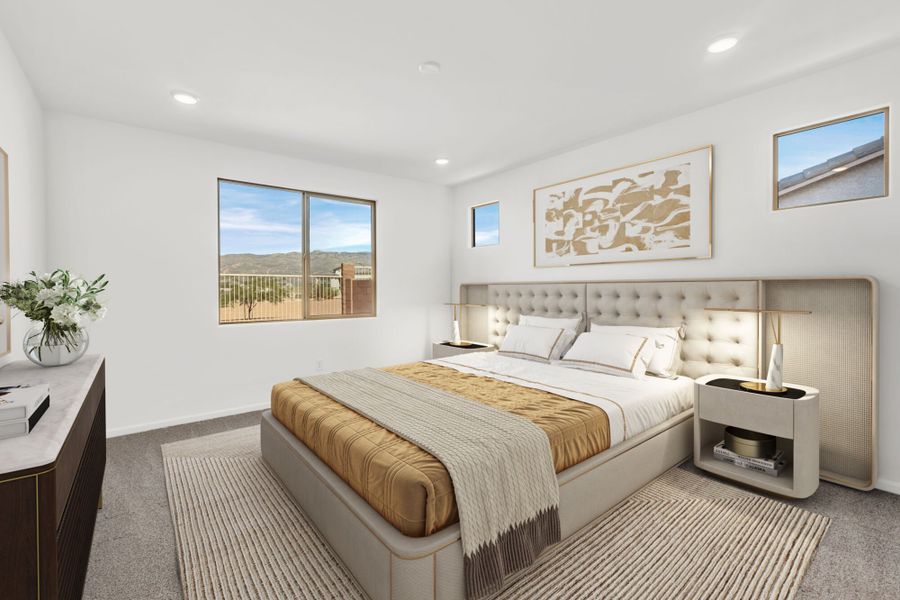 Furnished interior view inside a new home in Oasis At Rocking K, Vail (Image 8).