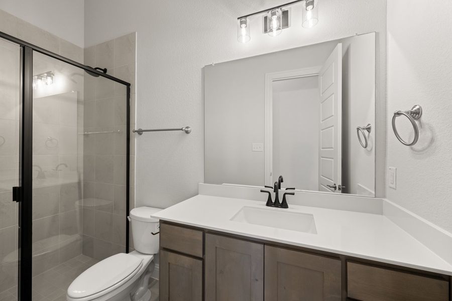 Furnished interior view inside a new home in Hayes Crossing, Midlothian (Image 11).