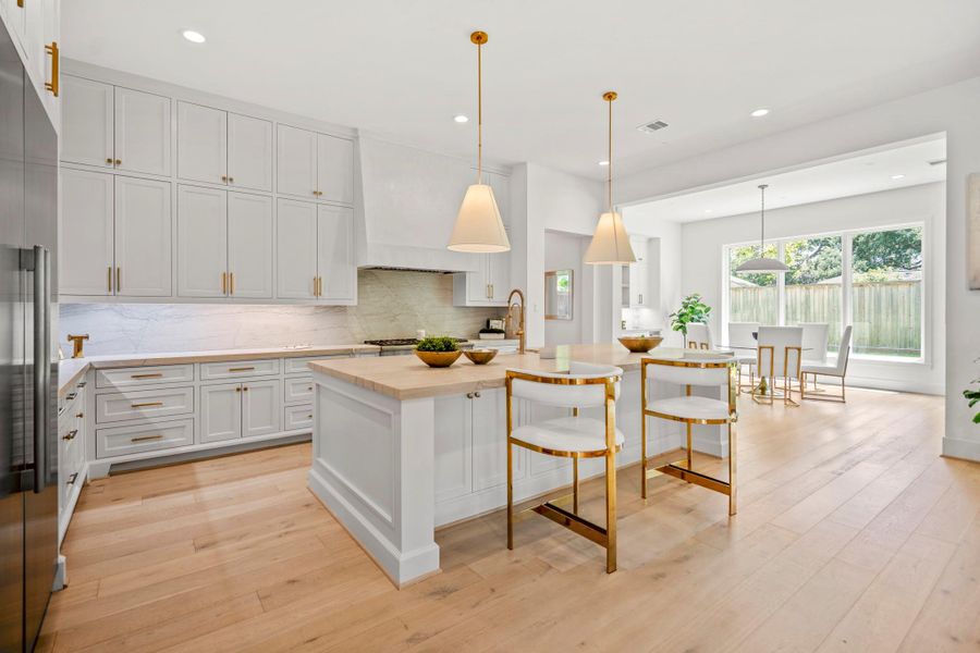 Furnished interior view inside a new home in , Houston (Image 17).