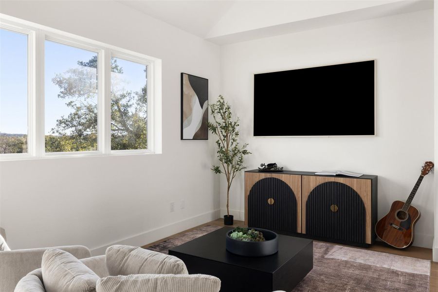 Furnished interior view inside a new home in , Dripping Springs (Image 28).