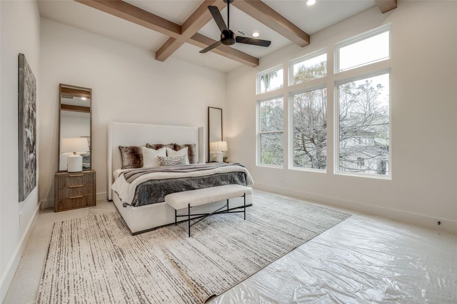 Furnished interior view inside a new home in , Houston (Image 22).