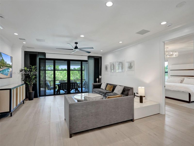 Furnished interior view inside a new home in , Hobe Sound (Image 53).