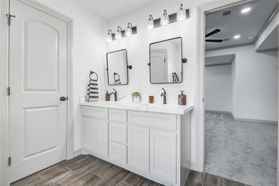 Furnished interior view inside a new home in , Lake Jackson (Image 10). Furnished interior view inside a new home in , Lake Jackson (Image 10).