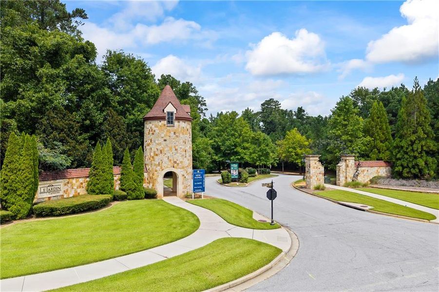 Front exterior of a new home in , Fairburn, GA, highlighting curb appeal (Image 28).