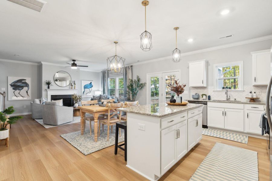 Furnished interior view inside a new home in , Summerville (Image 8).