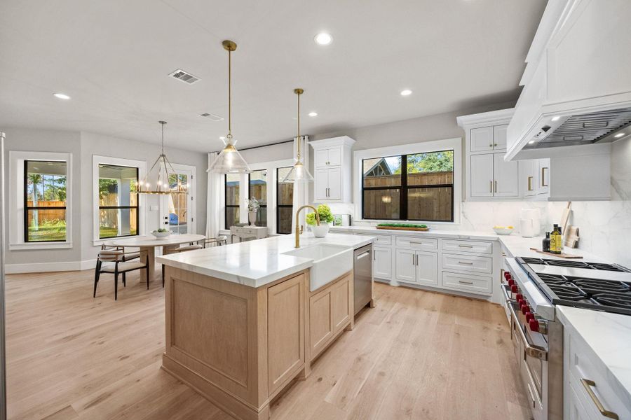 Furnished interior view inside a new home in , Houston (Image 7).