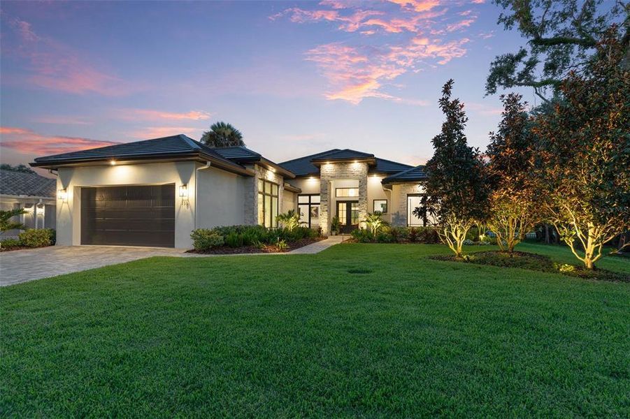 Front exterior of a new home in , Flagler Beach, FL, highlighting curb appeal (Image 21). Front exterior of a new home in , Flagler Beach, FL, highlighting curb appeal (Image 21).